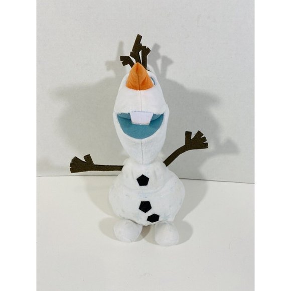 Disney Frozen 2 Olaf Snowman Plush Toy Glitter Snowflakes 9” Winter Stuffed Toy - Picture 2 of 6